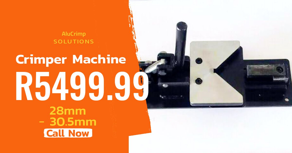 Aluminium Clamping Machine South Africa - AluCrimp