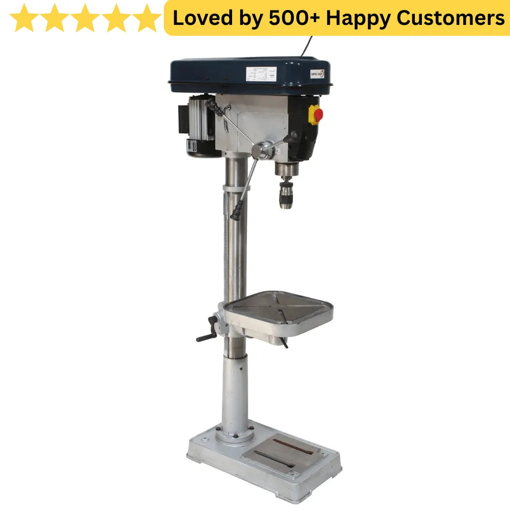 Dial indicator on a white background, MAC AFRIC 32 MM Pedestal Drill. Drill Machine for Sale – Built for Aluminium Frames 32 MM Pedestal Drill