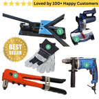 (Aluminium Windows  101) Crimping Machine, Drill, Rivets and Saw